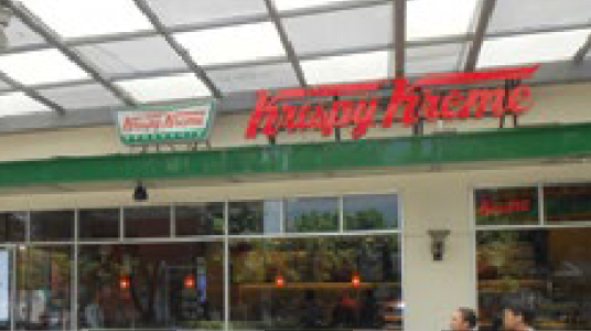 Krispy Kreme Philippines opens its first store in Bonifacio High Street, Taguig.